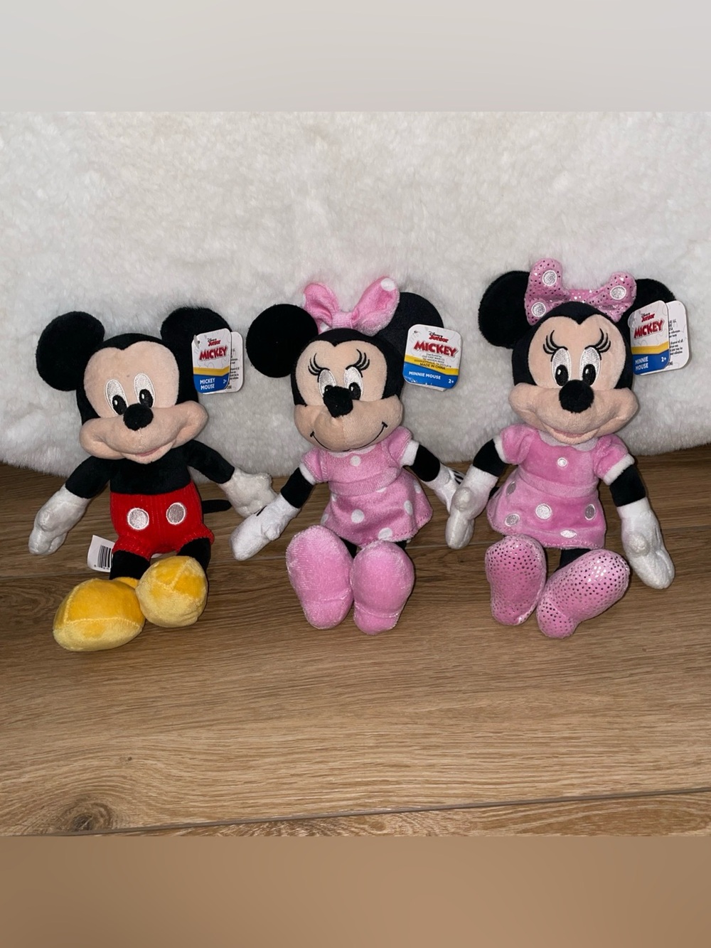 Just Play Disney Junior Mickey & Minnie Plush Toy Lot